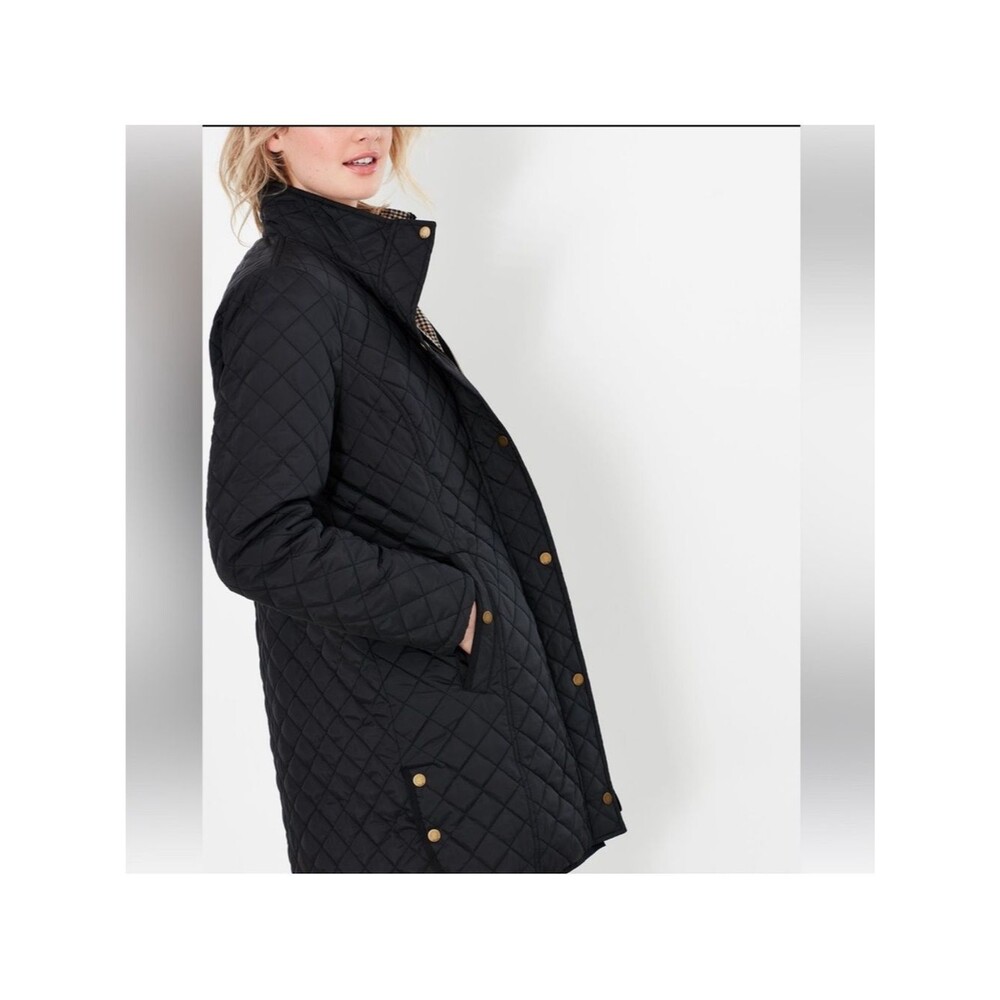 Joules Harthfield Reversible Long Jacket Women's 4 Small - Picture 3 of 11